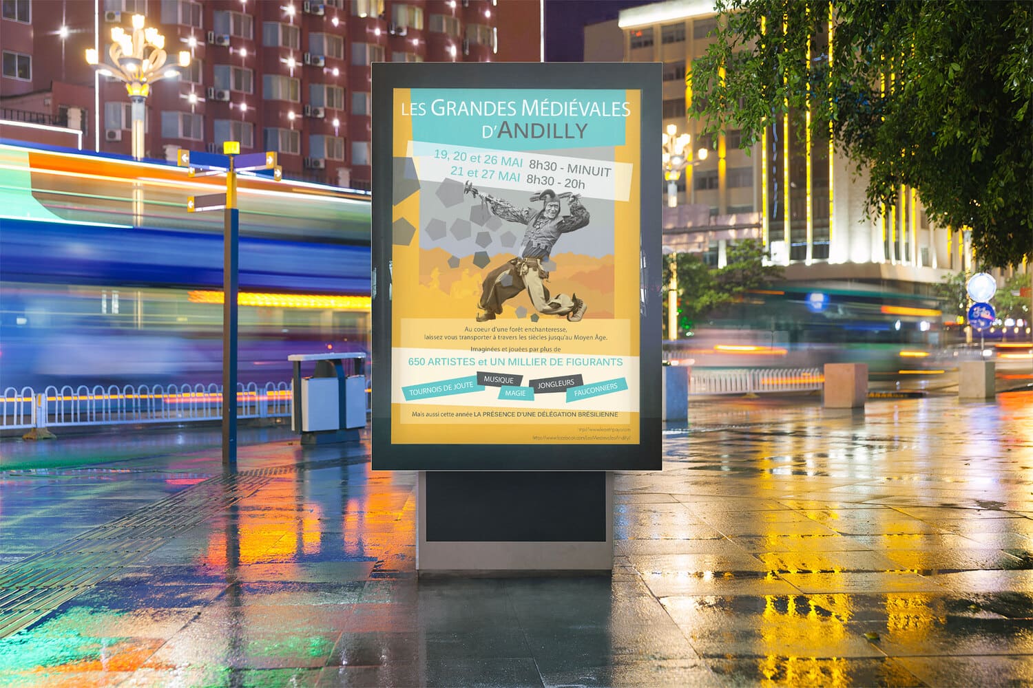 Affiche les Grandes Médievales d'Andilly